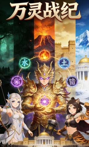 短剧《万灵战纪》海报