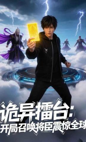 短剧《诡异擂台：开局召唤将臣震惊全球》海报