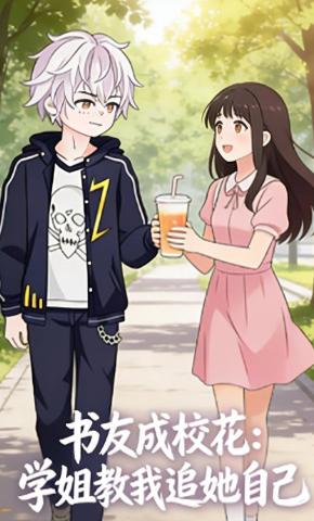 短剧《书友成校花：学姐教我追她自己》海报