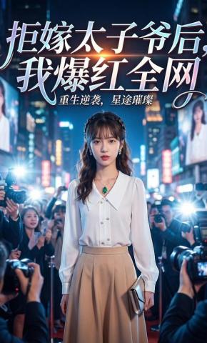 短剧《拒嫁太子爷后，我爆红全网》海报