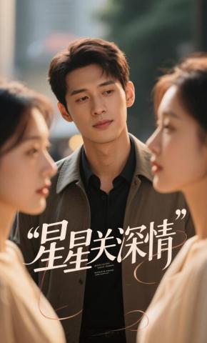 短剧《星星关深情》海报