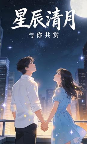 短剧《星辰清月》海报