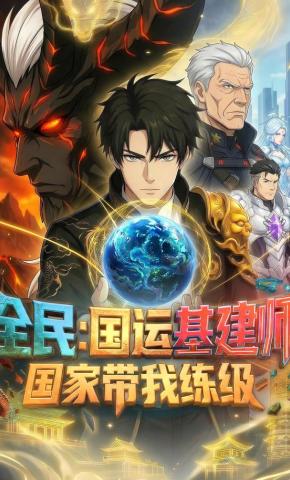 短剧《全民：国运基建师，国家带我练级》海报