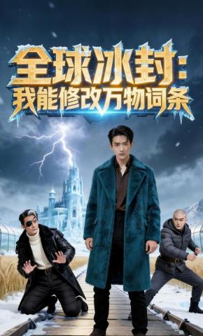 短剧《全球冰封：我能修改万物词条》海报