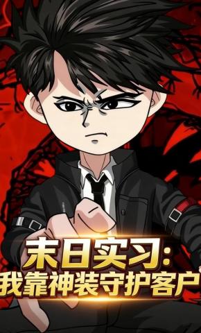 短剧《末日实习：我靠神装守护客户》海报