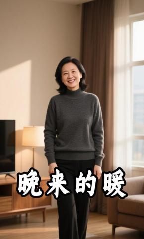 短剧《晚来的暖》海报