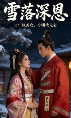 短剧《雪落深恩》海报