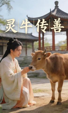 短剧《灵牛传善》海报