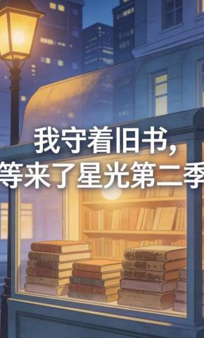 短剧《我守着旧书，等来了星光第二季》海报