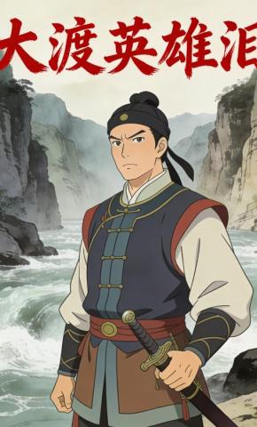 短剧《大渡英雄泪》海报