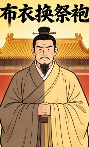 短剧《布衣换祭袍》海报