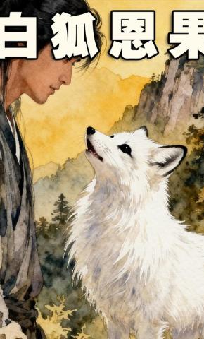 短剧《白狐恩果》海报