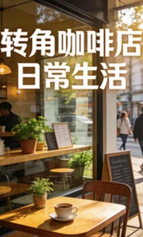 短剧《转角咖啡店日常生活》海报