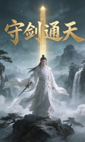 短剧《守剑通天》海报