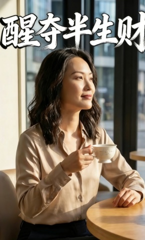 短剧《醒夺半生财》海报