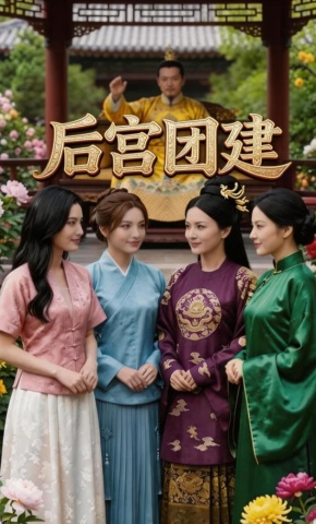 短剧《后宫团建》海报