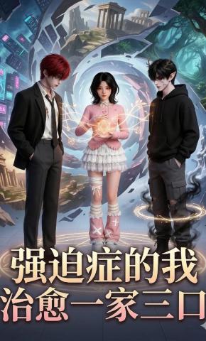 短剧《强迫症的我治愈一家三口》海报