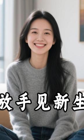 短剧《放手见新生》海报