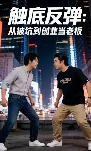 短剧《触底反弹：从被坑到创业当老板》海报