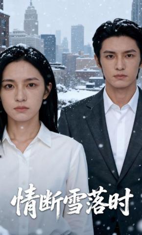短剧《情断雪落时》海报