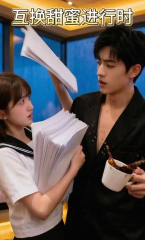 短剧《互换甜蜜进行时》海报
