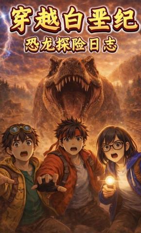 短剧《穿越白垩纪：恐龙探险日志》海报