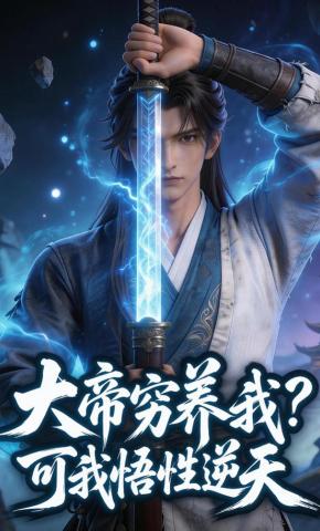 短剧《大帝穷养我？可我悟性逆天》海报