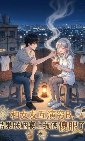 短剧《和女友互演穷B，结果姻宴上我俩都傻眼了？》海报