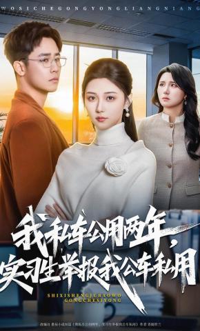 短剧《我私车公用两年，实习生举报我公车私用》海报