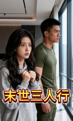短剧《末世三人行》海报