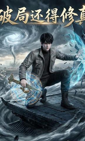 短剧《破局还得修真》海报