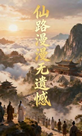 短剧《仙路漫漫无遗憾》海报