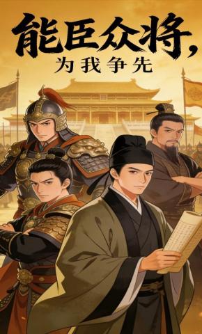 短剧《能臣众将，为我争先》海报