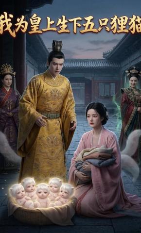 短剧《我为皇上生下五只狸猫》海报