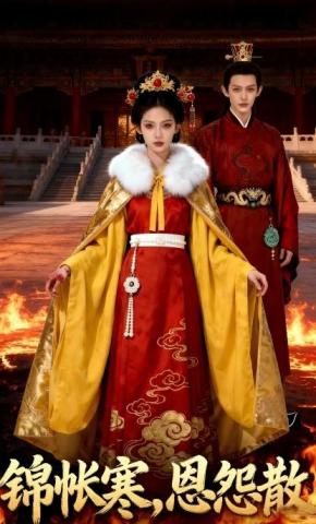 短剧《锦帐寒，恩怨散》海报