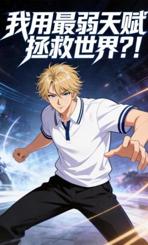 短剧《我用最弱天赋拯救世界？！》海报