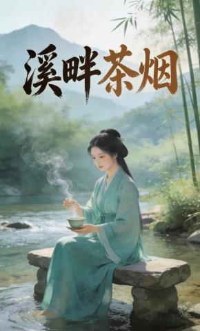 短剧《溪畔茶烟》海报