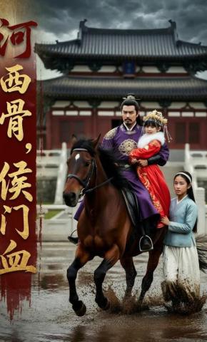 短剧《河西骨，侯门血》海报