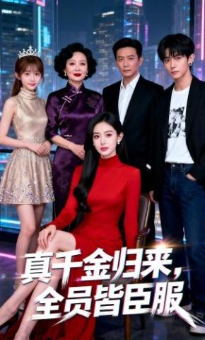 短剧《真千金归来，全员皆臣服》海报