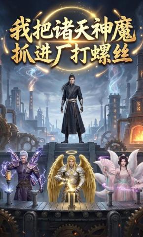 短剧《我把诸天神魔抓进厂打螺丝》海报