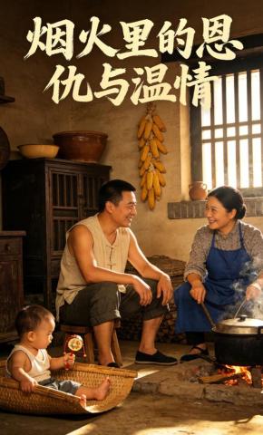 短剧《烟火里的恩仇与温情》海报