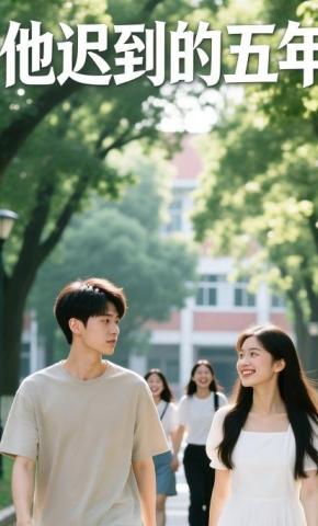 短剧《他迟到的五年》海报
