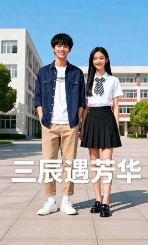 短剧《三辰遇芳华》海报