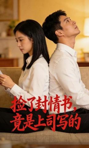 短剧《捡了封情书，竟是上司写的》海报