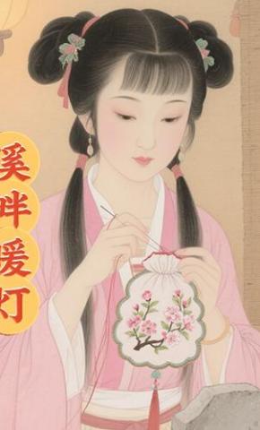 短剧《溪畔暖灯》海报