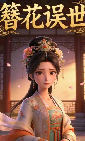 短剧《簪花误世》海报