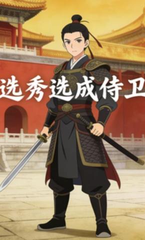 短剧《选秀选成侍卫》海报