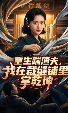 短剧《重生踹渣夫，我在裁缝铺里掌乾坤》海报