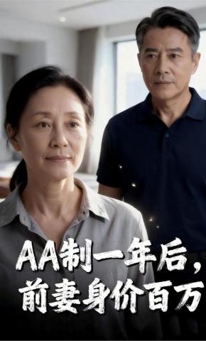 短剧《AA制一年后，前妻身价百万》海报