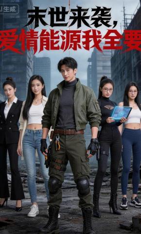 短剧《末日来袭，爱情能源我全要》海报